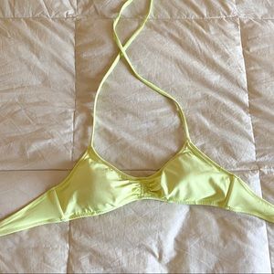 Neon swimsuit top!